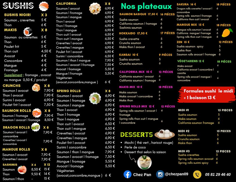 Chez Pan - Menu Image 1